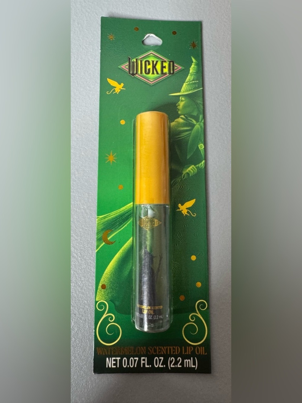 Wicked movie elphaba themed watermelon Scented Lip Oil shimmer mystical witch